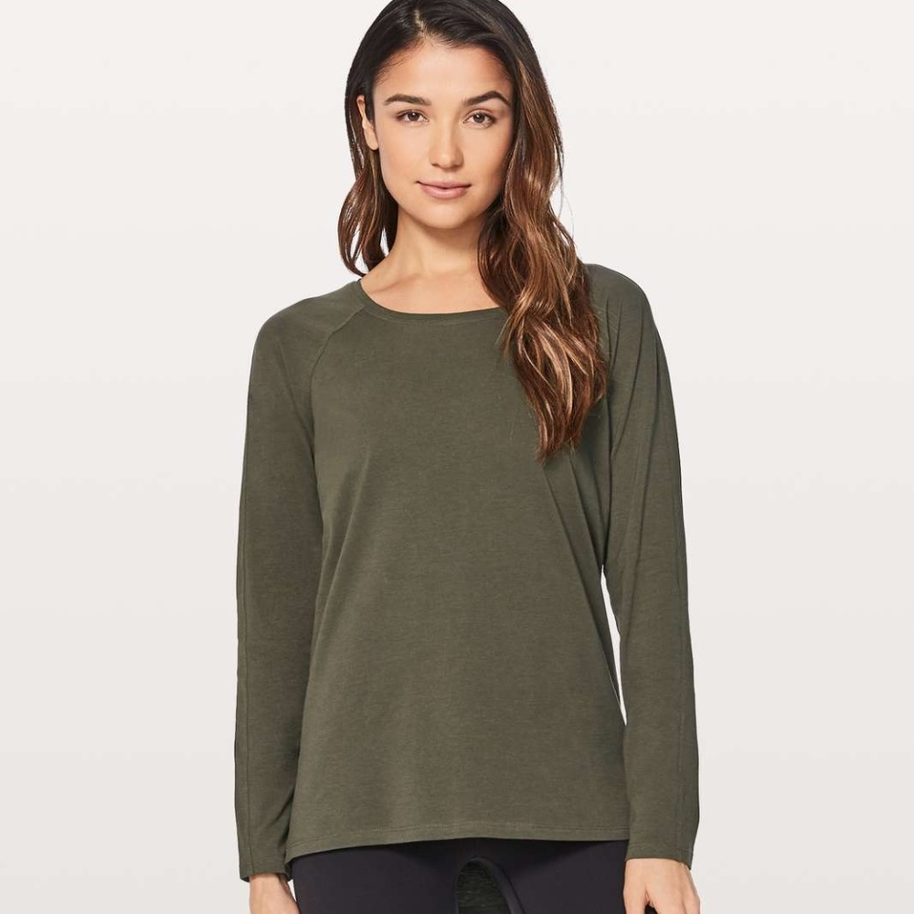 NWOT Lululemon Dark Olive Long Sleeve